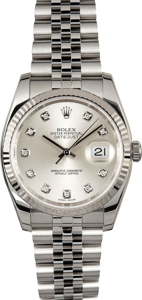 rolex perpetual datejust ladies diamond dial 116234